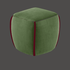 Pouf FELIS Prince sfoderabile verde