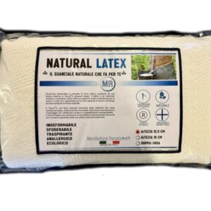 Guanciale in lattice naturale MANIFATTURA RENATA H 15