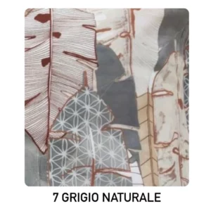 Trapuntino FAZZINI quilt Cactus matrimoniale grigio