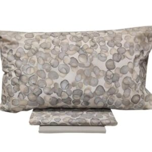 Completo lenzuolo FAZZINI Bolle matrimoniale var. grigio naturale