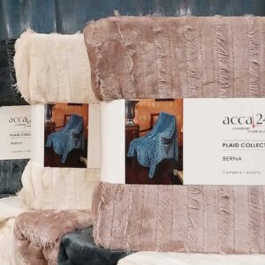 Coperta Plaid Acca 24 BERNA matrimoniale