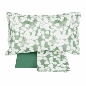 Completo lenzuola FAZZINI lunaria matrimoniale medium green
